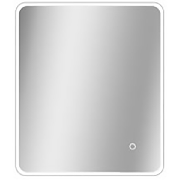 RENZO 60 MIROIR LED REVERSIBLE SABLAGE 15MM INTERRUPTEUR SENSITIF + ANTIBUEE 70X60