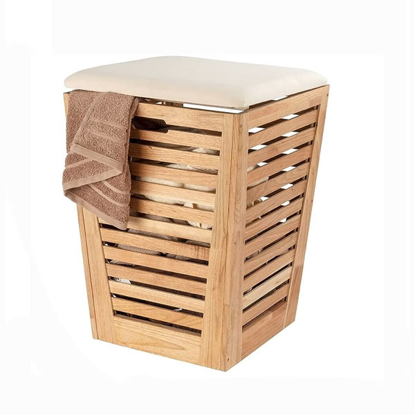 CORBEILLE A LINGE AVEC COUSSIN NORWAY