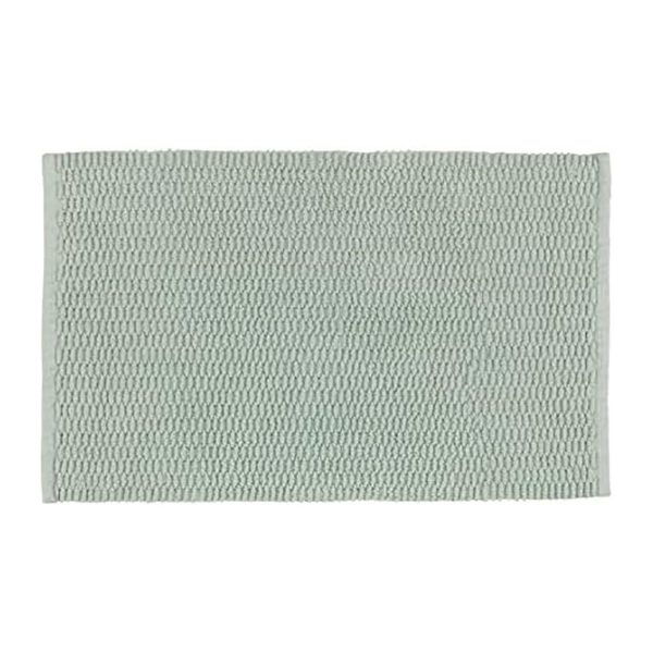 TAPIS DE BAIN 50X80CM COTON MONA VERT CLAIR