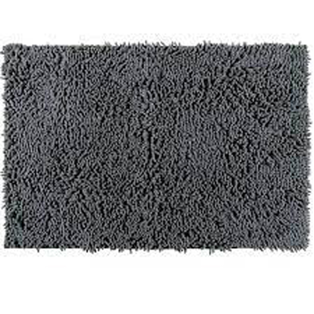 TAPIS DE BAIN CHENILLE 50X80CM MOUSE GRIS