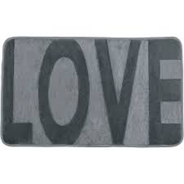 TAPIS DE BAIN MEMORY FOAM 50X80CM LOVE MOUSE GRIS