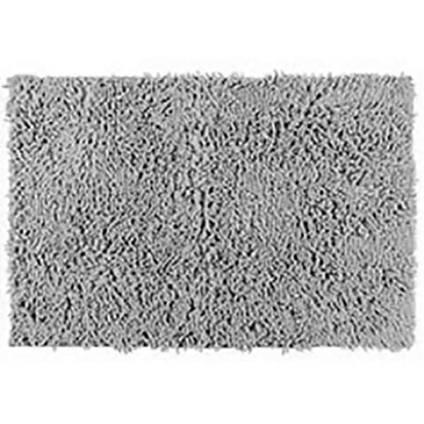 TAPIS DE BAIN CHENILLE 50X80CM GRIS CLAIR