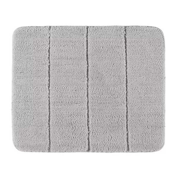 TAPIS DE BAIN STEPS GRIS CLAIR 55X65CM MICROPOLYESTER