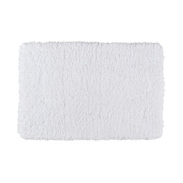 TAPIS DE BAIN BELIZE BLANC 60X90CM/30MM MICROPOLYESTER