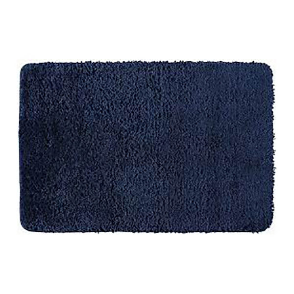 TAPIS DE BAIN BELIZE BLEU MARINE 60X90CM/30MM MICROPLOYESTER