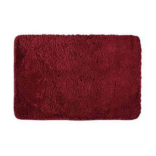 TAPIS DE BAIN BELIZE CHILI 60X90CM/30MM MICROPOLYESTER