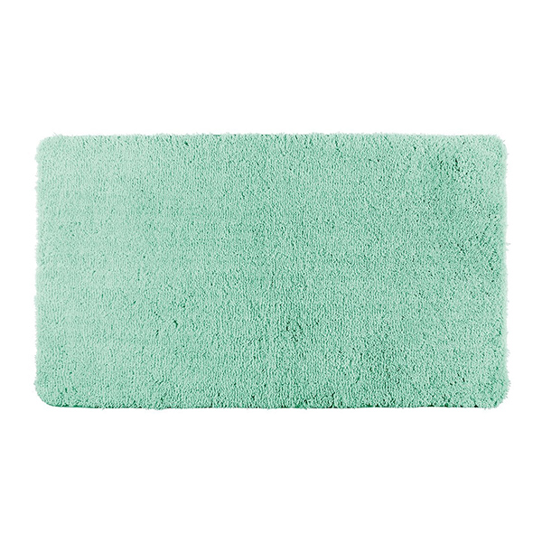 TAPIS DE BAIN BELIZE TURQUOISE 60X90CM/30MM MICROPOLYESTER