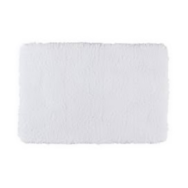 TAPIS DE BAIN BELIZE BLANC 70X120CM/30MM MICROPOLYESTER