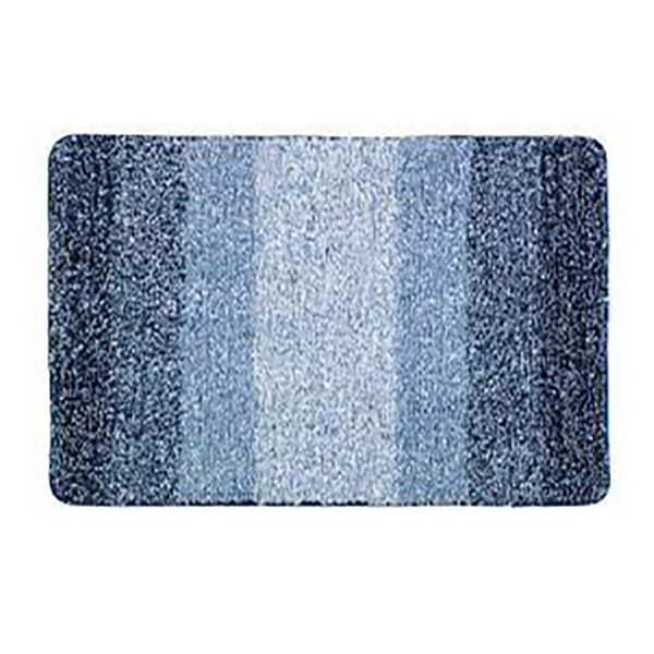 TAPIS DE BAIN LUSO BLEU 60X90CM MICROPOLYESTER