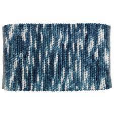 TAPIS DE BAIN URDU BLEU 60X90CM 80PES20CO
