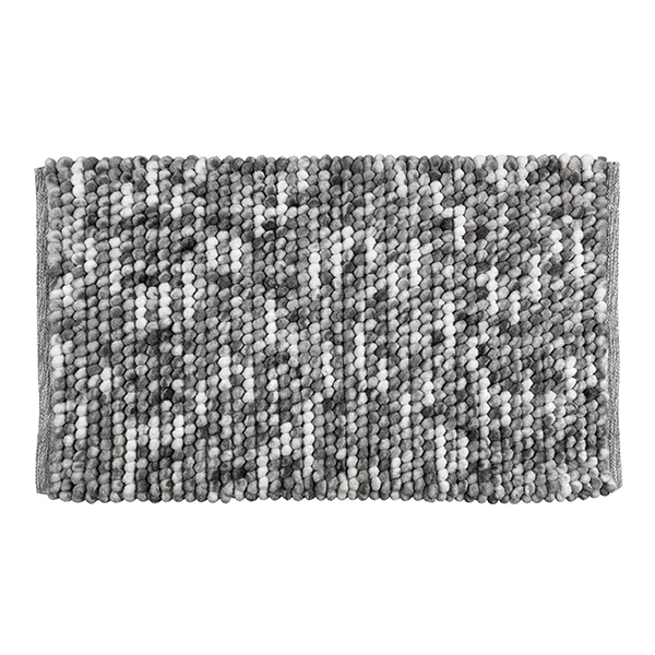 TAPIS DE BAIN URDU GRIS 60X90CM 80PES20CO