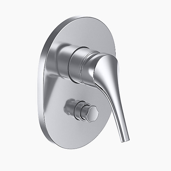 MITIGEUR BAIN DOUCHE ENCASTRE CHROME AT 235 RBS TRIM