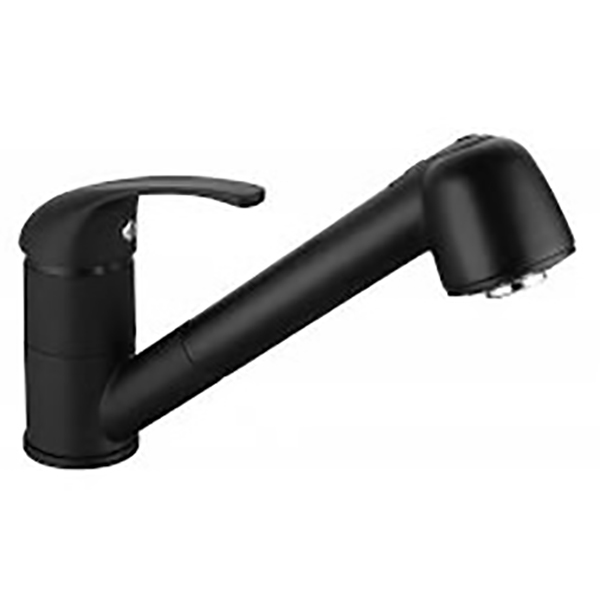 MITIGEUR EVIER EXTRACTIBLE BAGO NOIR MAT