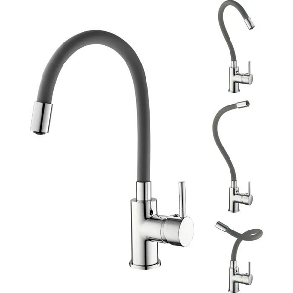 MITIGEUR EVIER ILO MEMOIRE DE FORME GRIS