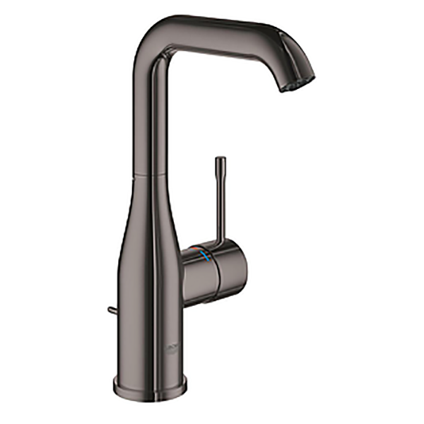 MITIGEUR LAVABO VASQUE ESSENCE L FINITION GRAPHITE BRILLANT