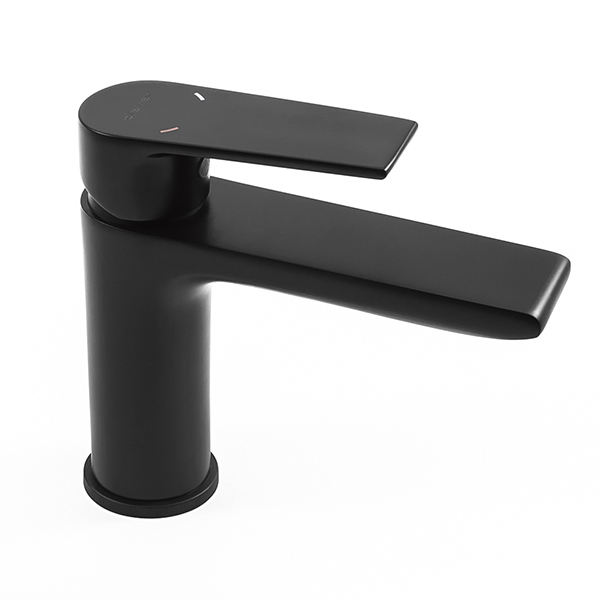 MITIGEUR LAVABO 105 EC2 AGORA XTREME NOIR MAT