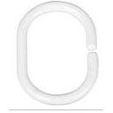 ANNEAUX POUR RIDEAUX 12P PETIT BLANC