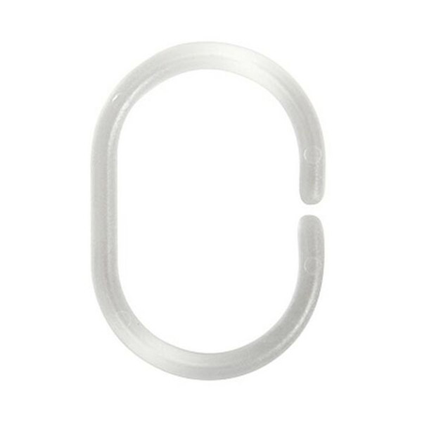 ANNEAUX POUR RIDEAUX 12P PETIT TRANSPARENT