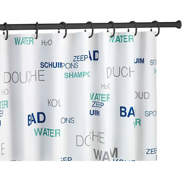BARRE DE DOUCHE TELESCOPIQUE 20 MM NOIR 110-185 CM