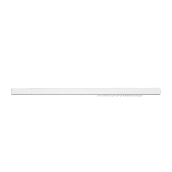 RAIL DE DOUCHE TELESCOPIQUE 75-125 CM BLANC
