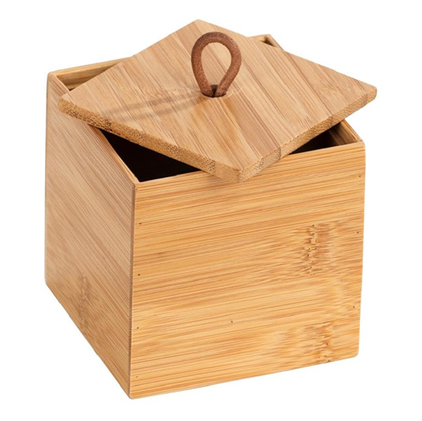 BOITE SALLE DE BAIN AVEC COUVERCLE S TERRA BAMBOU