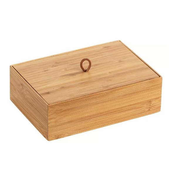 BOITE SALLE DE BAIN AVEC COUVERCLE L TERRA BAMBOU