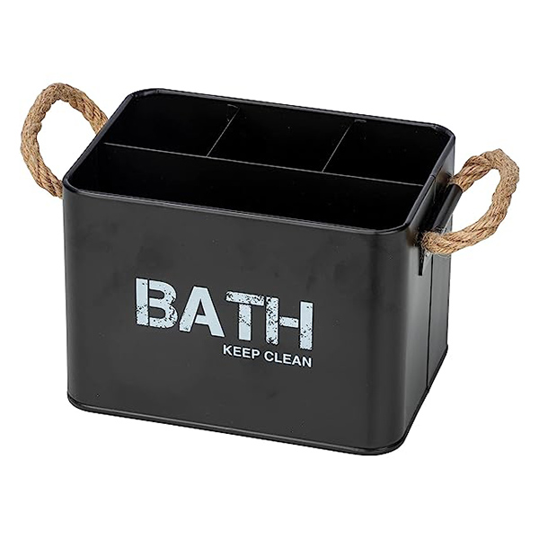 BOITE SALLE DE BAIN 4 COMPARTIMENTS GARA NOIR