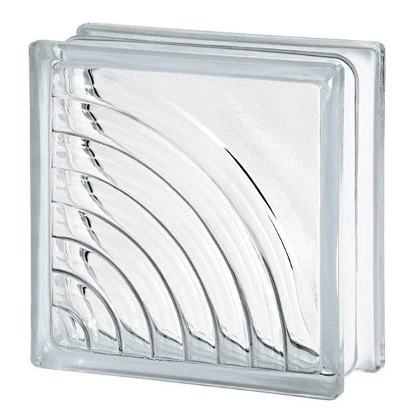 BRIQUE DE VERRE EUROPEEN 190X190MMX80MM MIDARC