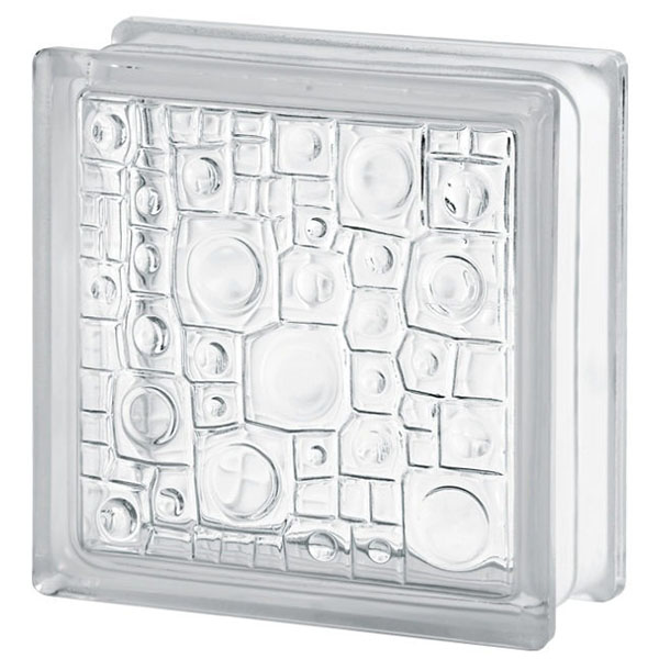 BRIQUE DE VERRE EUROPEEN EP 80MM 190X190MM SPONGE