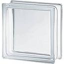 BRIQUE DE VERRE BLANC EP 80MM 190X190MM CLOUDY