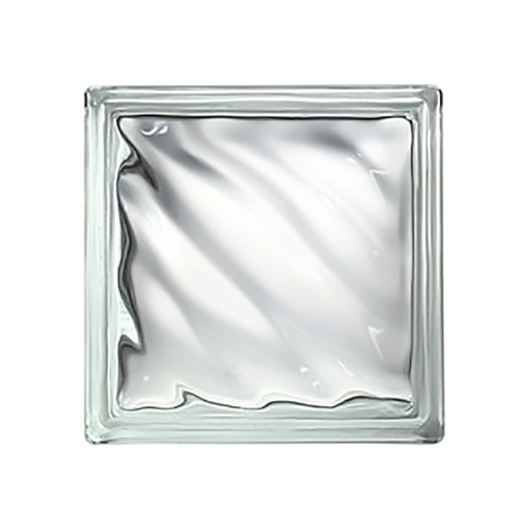 BRIQUE DE VERRE COULEUR EP 80MM 190X190MM LAVENDER