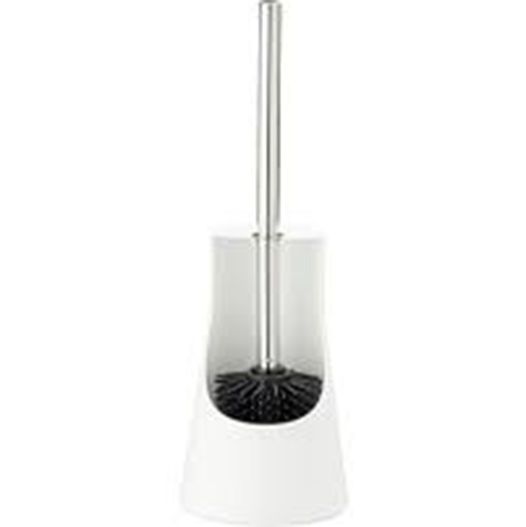 BROSSE WC ARESE BLANC AVEC SUPPORT EN SILICONE