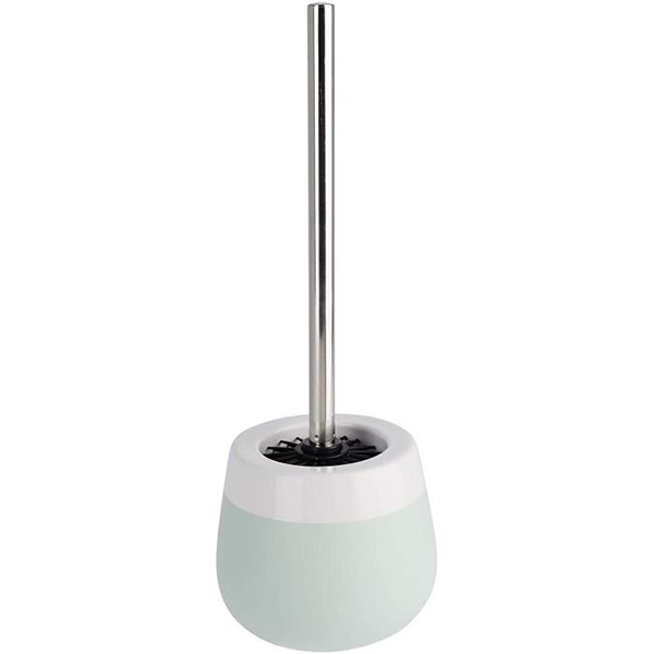 BROSSE WC EN CERAMIQUE MALTA MENTHE/BLANC