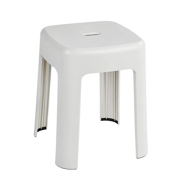 TABOURET SALLE DE BAIN ALASKA BLANC