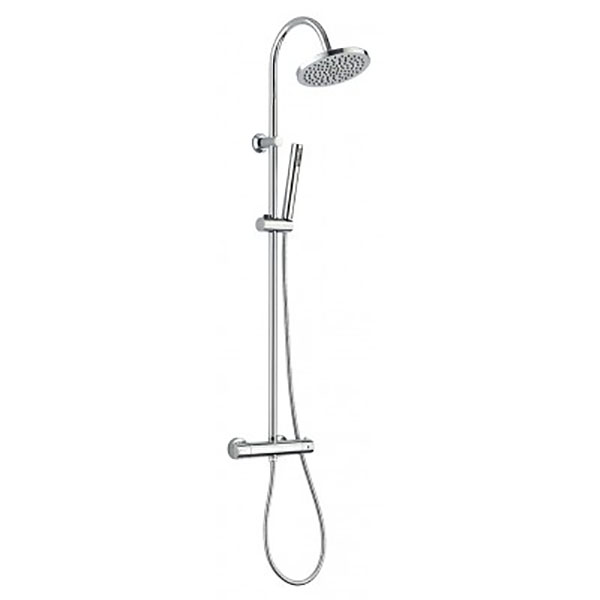 COLONNE DE DOUCHE CHROMEE LOONA THERMOSTATIQUE AVEC INVERSEUR