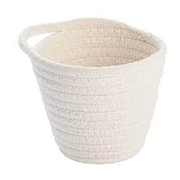 CORBEILLE SALLE DE BAIN SORIA BLANC