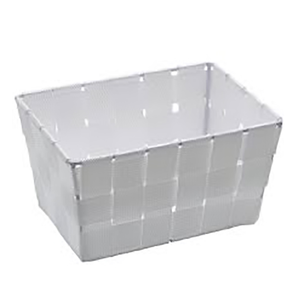 CORBEILLE SALLE DE BAIN ADRIA MINI LONG BLANC