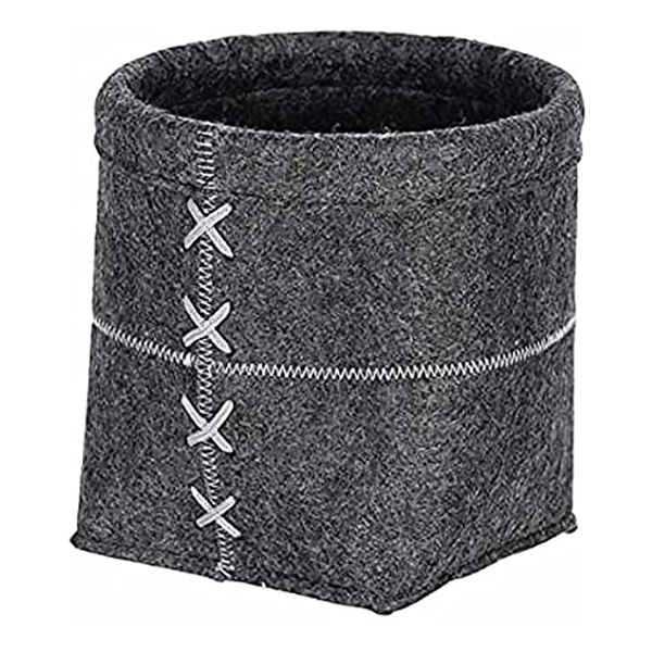 CORBEILLE SALLE DE BAIN FEUTRE MARA M ANTHRACITE