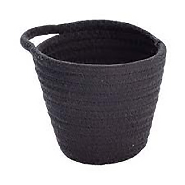 CORBEILLE SALLE DE BAIN SORIA NOIR
