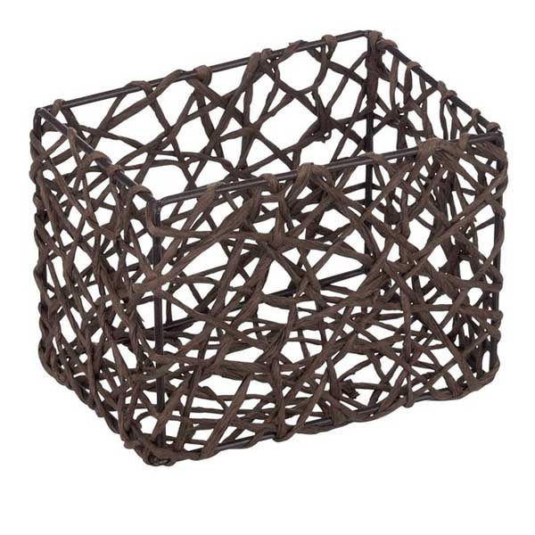 CORBEILLE SDB CURLY MARRON