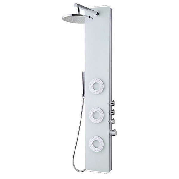 COLONNE DE DOUCHE HYDROMASSANT BLANC