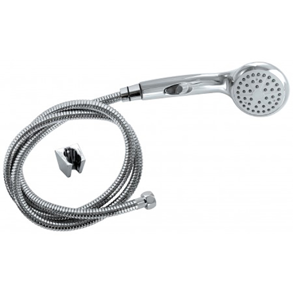 GARNITURE DE DOUCHE CHROME STOP O AVEC FLEXIBLE EXTENSIBLE 2M