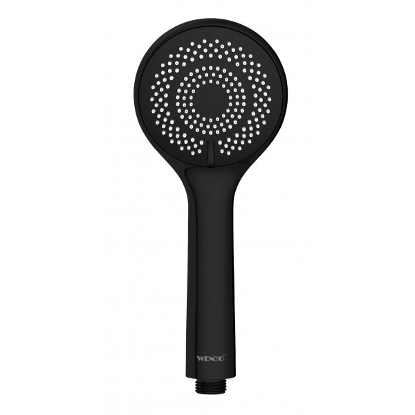 POMMEAU DE DOUCHE WATER SAVING D95MM/3 NOIR