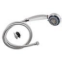 DOUCHETTE CHROME 7JETS AVEC FONCTION STOP'O + FLEXIBLE