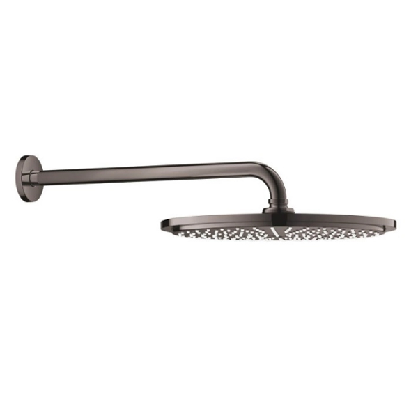 ENSEMBLE TETE ET BRAS DE DOUCHE FINITION GRAPHITE