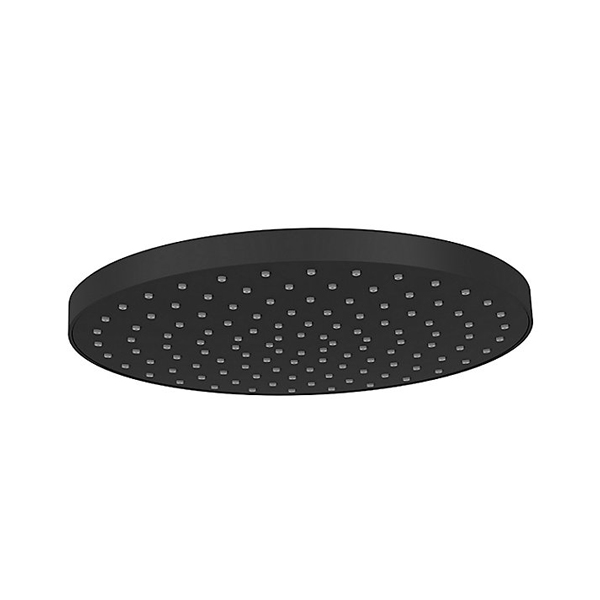 TETE DE DOUCHE RONDE 254 MM NOIR