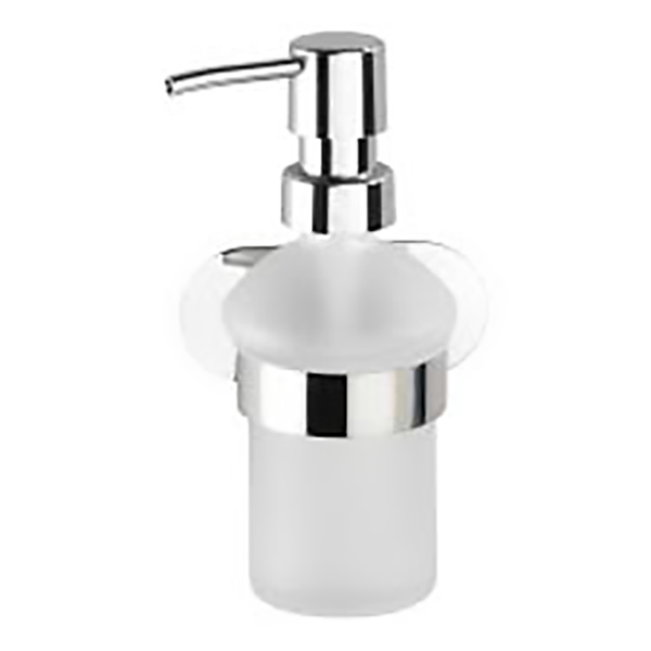 DISTRIBUTEUR SAVON OREA ARGENTE 200ML 10X16,5X10,5CM