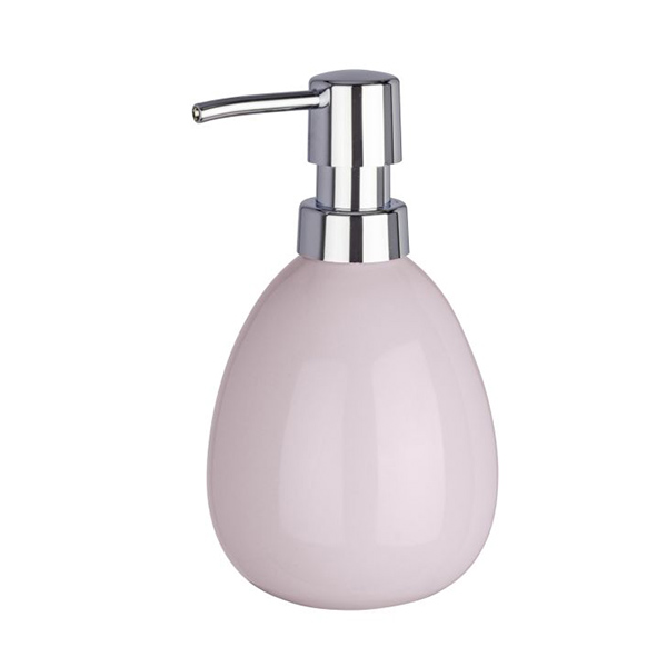 DISTRIBUTEUR DE SAVON EN CERAMIQUE POLARIS ROSE PASTEL