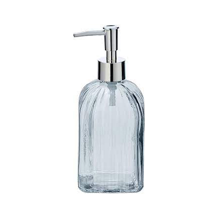 DISTRIBUTEUR SAVON VETRO ANGULAIRE TRANSPARENT