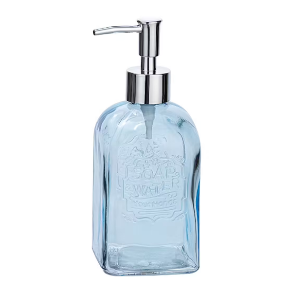 DISTRIBUTEUR DE SAVON VETRO ANGULAIRE BLEU